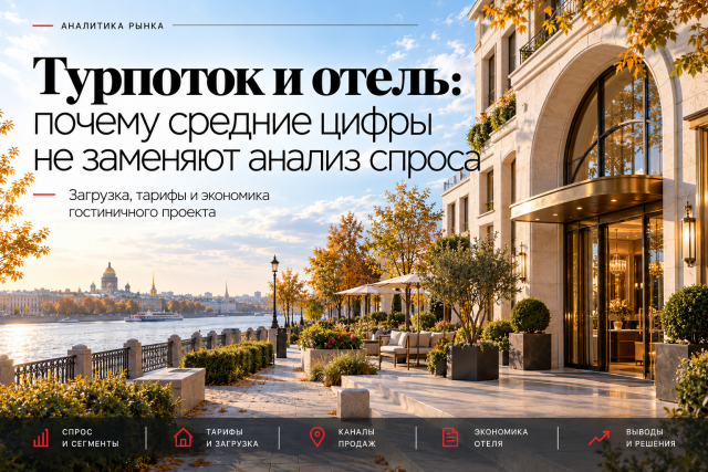 Турпоток и отель: почему средние цифры не заменяют анализ спроса