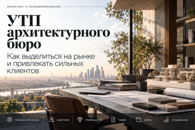 Как архитектурному бюро сформировать УТП и продавать проектирование без ценового демпинга